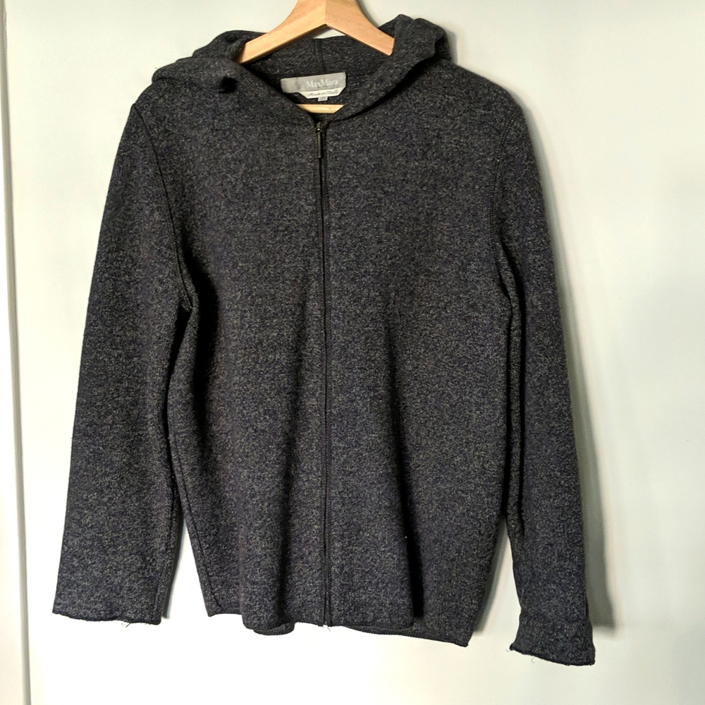 Maxmara Hooded Wool sweatshirt